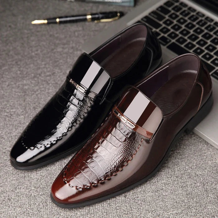 Sapato de Couro Clássico Luxo