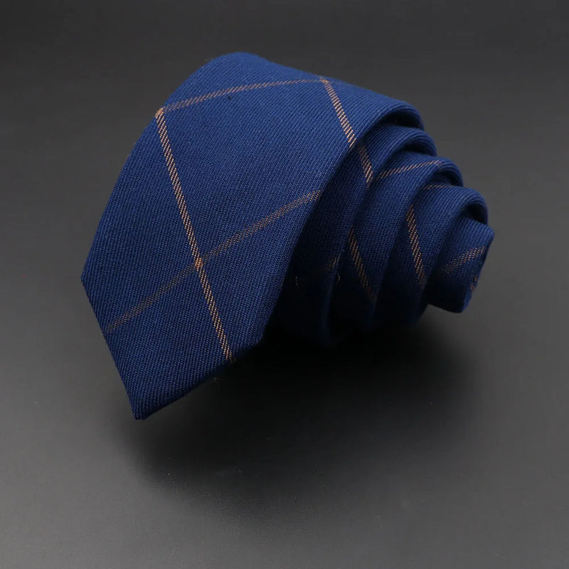 Gravata de Algodão Slim Conceito