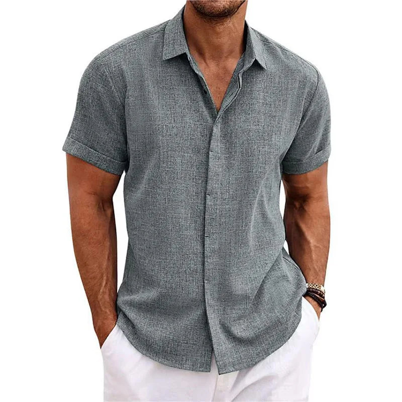 Camisa Masculina de Linho Monarca