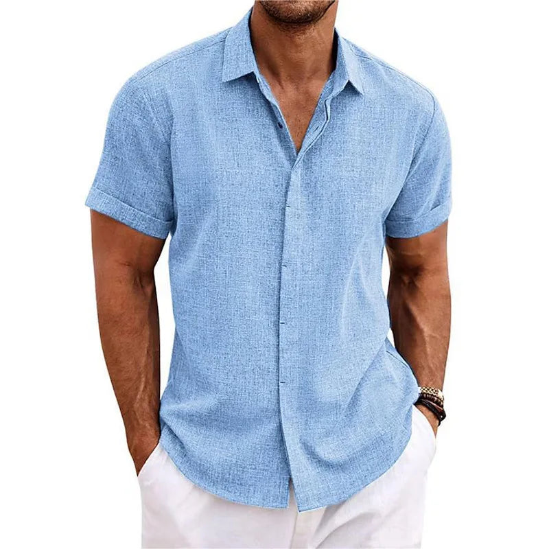 Camisa Masculina de Linho Monarca