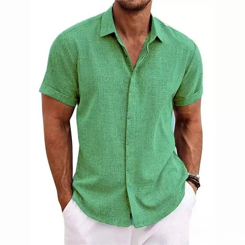 Camisa Masculina de Linho Monarca