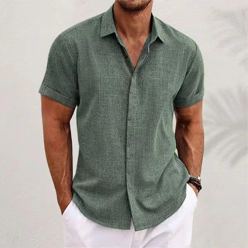 Camisa Masculina de Linho Monarca