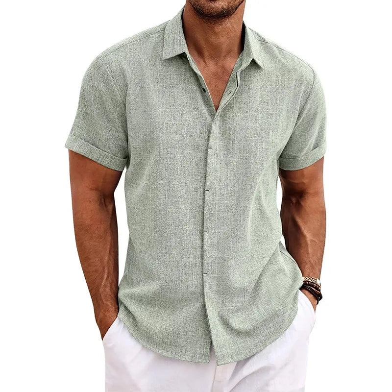 Camisa Masculina de Linho Monarca