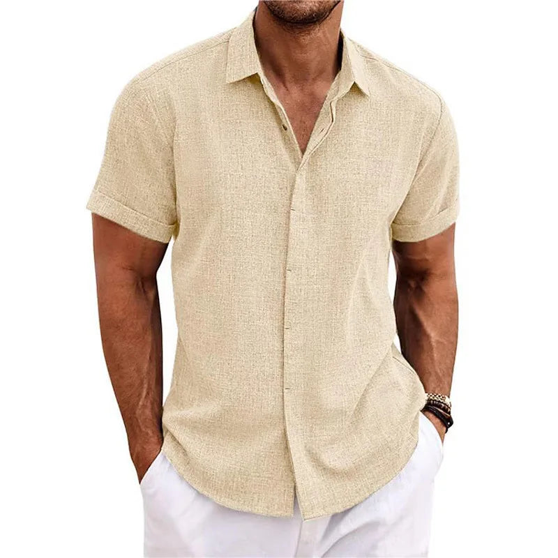 Camisa Masculina de Linho Monarca