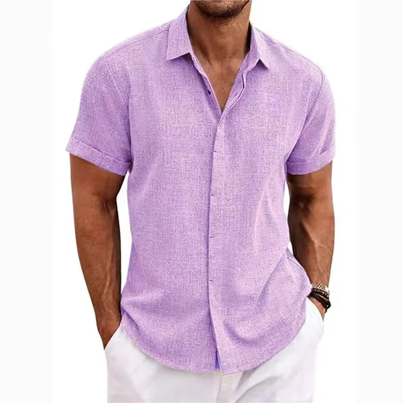 Camisa Masculina de Linho Monarca