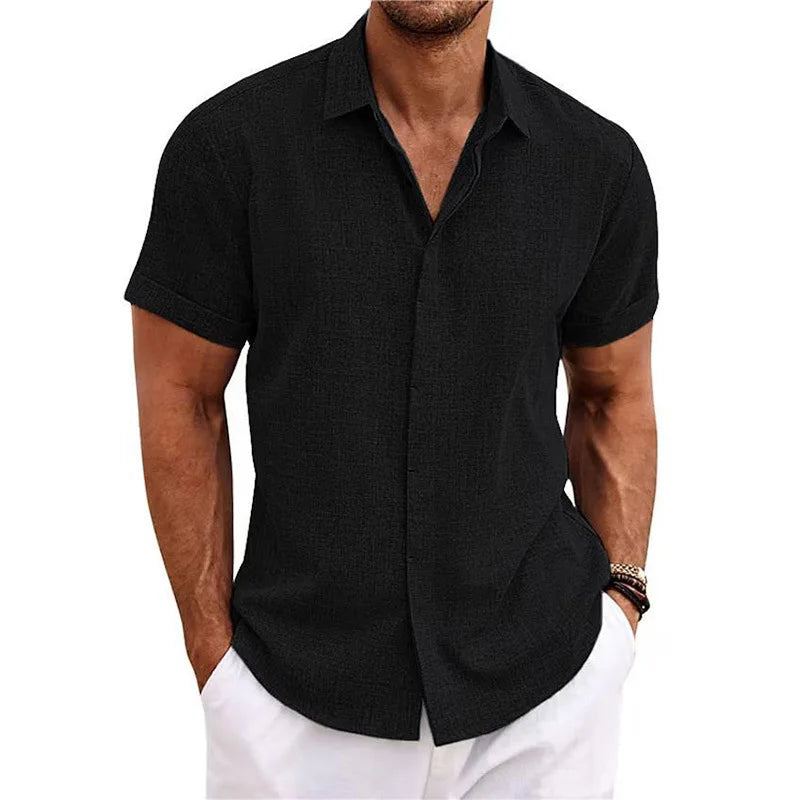 Camisa Masculina de Linho Monarca