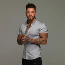 Camisa Manga Curta Alpha - Slim Fit