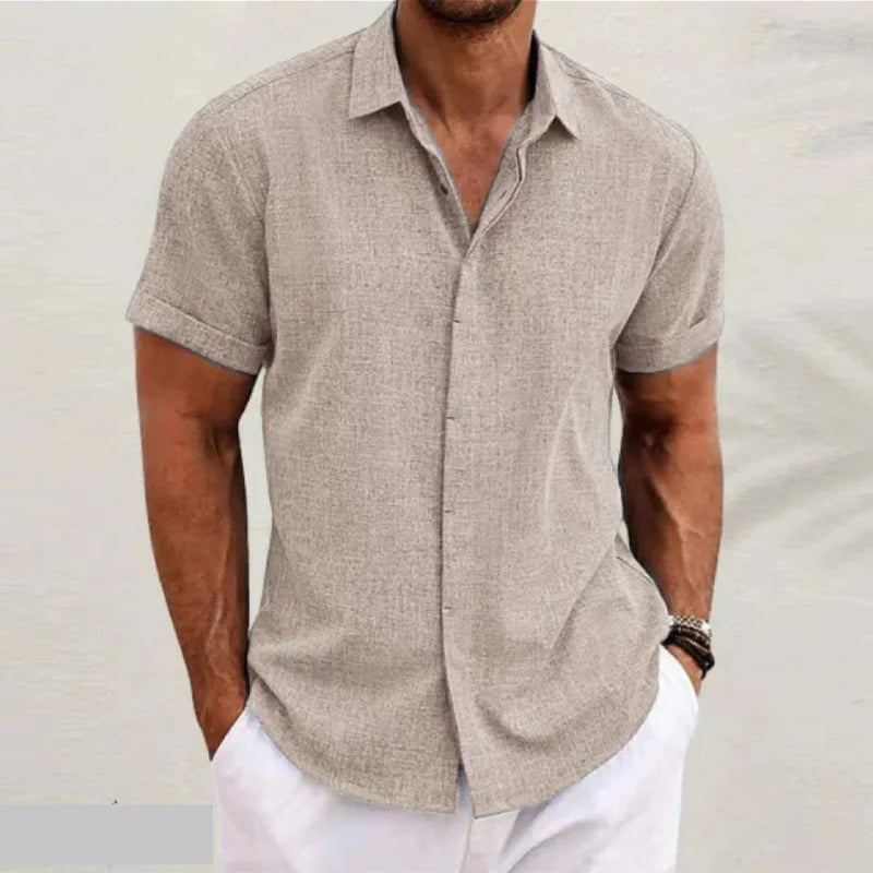 Camisa Masculina de Linho Monarca