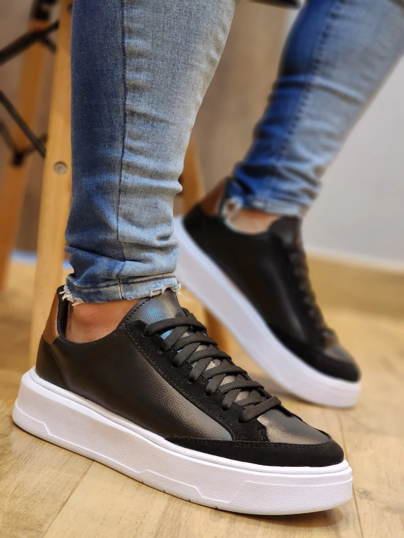 Sapatênis Nivello - Estilo elevado, altura valorizada.