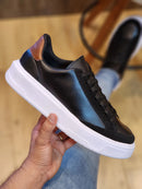 Sapatênis Nivello - Estilo elevado, altura valorizada.