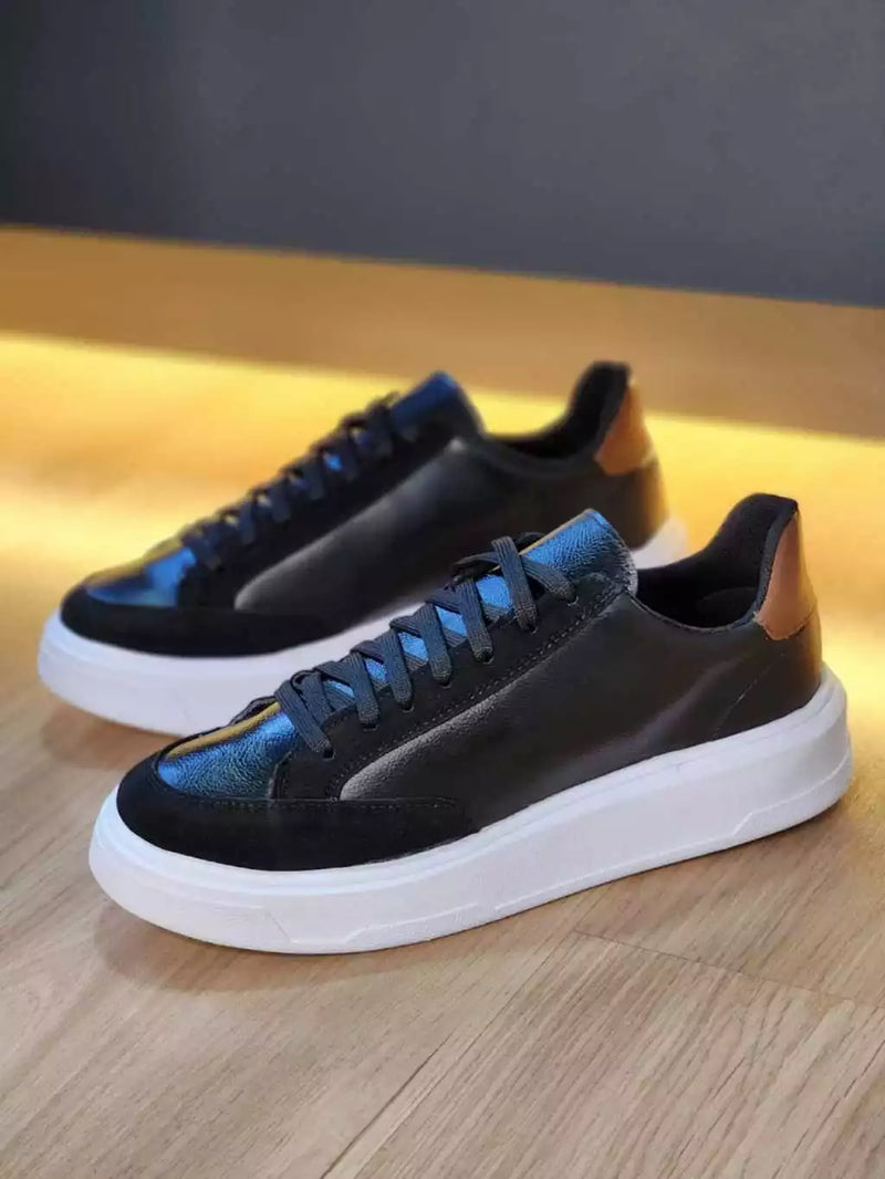 Sapatênis Nivello - Estilo elevado, altura valorizada.