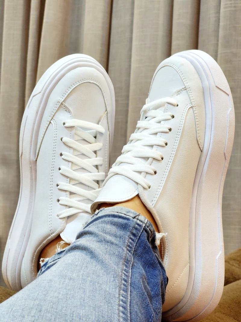 Sapatênis Nivello - Estilo elevado, altura valorizada.